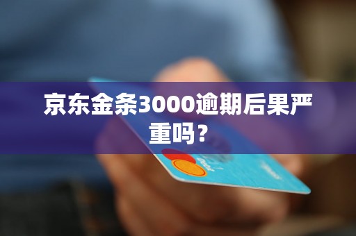 京东金条3000逾期后果严重吗？