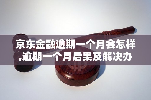 京东金融逾期一个月会怎样,逾期一个月后果及解决办法