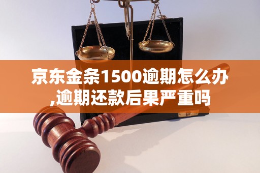 京东金条1500逾期怎么办,逾期还款后果严重吗