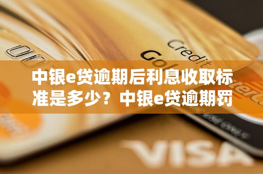 中银e贷逾期后利息收取标准是多少？中银e贷逾期罚息计算方式