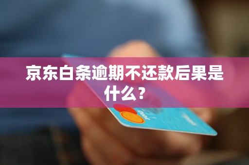 京东白条逾期不还款后果是什么？