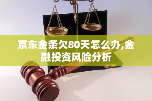 京东金条欠80天怎么办,金融投资风险分析