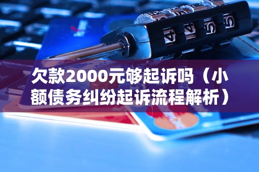 欠款2000元够起诉吗（小额债务纠纷起诉流程解析）