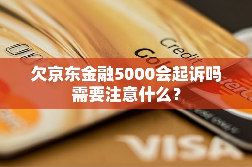 欠京东金融5000会起诉吗需要注意什么？