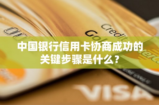 中国银行信用卡协商成功的关键步骤是什么？