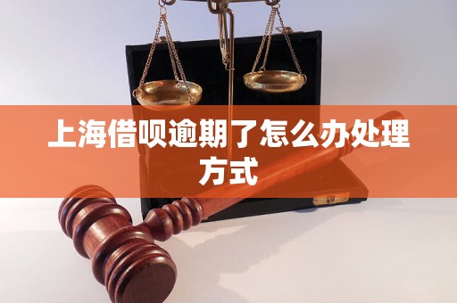 上海借呗逾期了怎么办处理方式