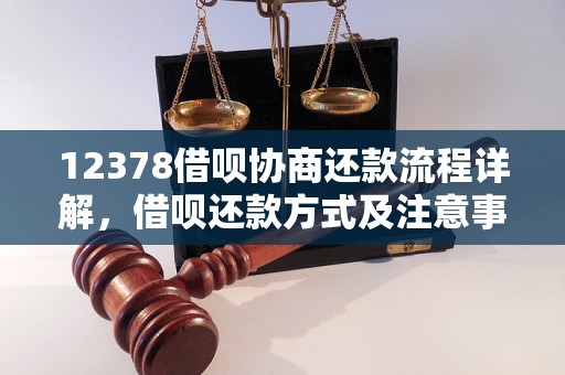 12378借呗协商还款流程详解，借呗还款方式及注意事项