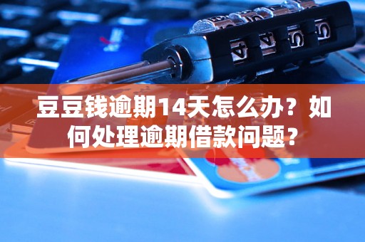 豆豆钱逾期14天怎么办？如何处理逾期借款问题？
