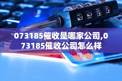 073185催收是哪家公司,073185催收公司怎么样