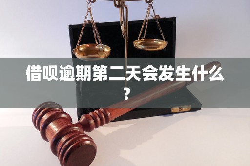 借呗逾期第二天会发生什么？