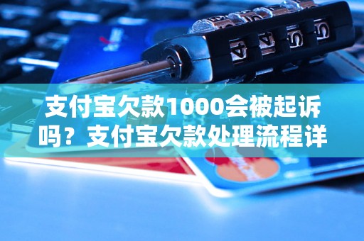 支付宝欠款1000会被起诉吗？支付宝欠款处理流程详解