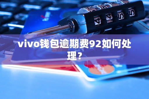 vivo钱包逾期费92如何处理？