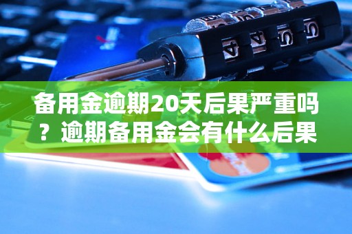 备用金逾期20天后果严重吗？逾期备用金会有什么后果？