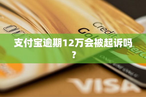 支付宝逾期12万会被起诉吗？