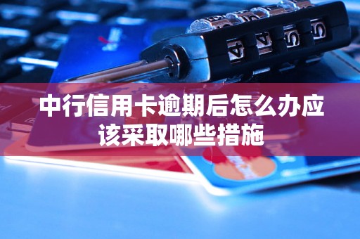 中行信用卡逾期后怎么办应该采取哪些措施