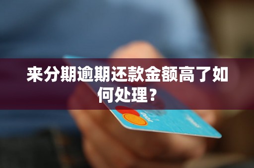 来分期逾期还款金额高了如何处理？