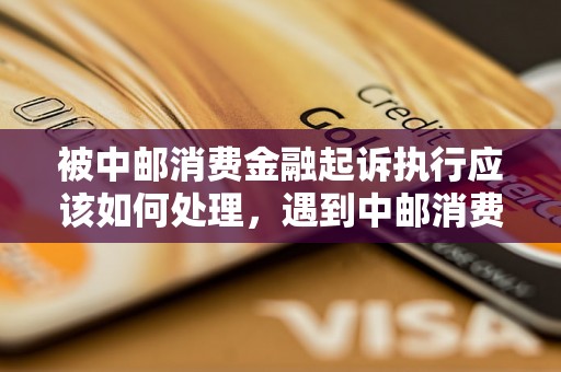 被中邮消费金融起诉执行应该如何处理，遇到中邮消费金融起诉执行怎么应对