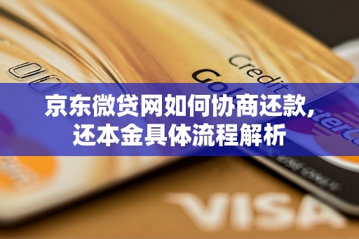 京东微贷网如何协商还款,还本金具体流程解析