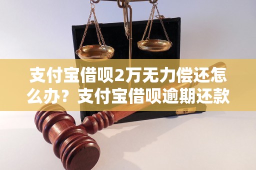 支付宝借呗2万无力偿还怎么办？支付宝借呗逾期还款后果及解决方法