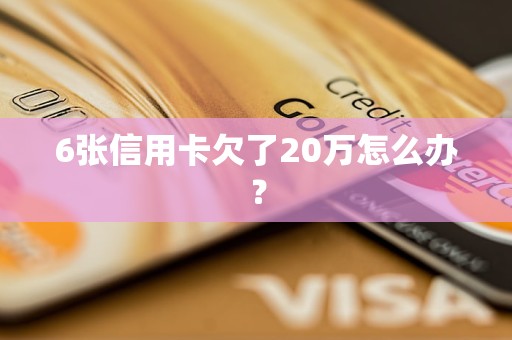 6张信用卡欠了20万怎么办？