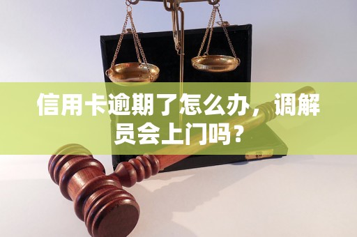 信用卡逾期了怎么办，调解员会上门吗？