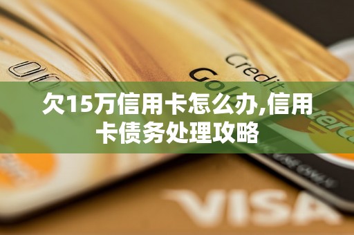 欠15万信用卡怎么办,信用卡债务处理攻略