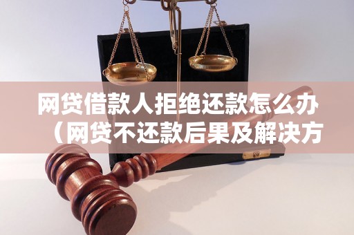 网贷借款人拒绝还款怎么办（网贷不还款后果及解决方法）