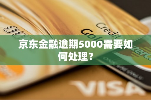 京东金融逾期5000需要如何处理？