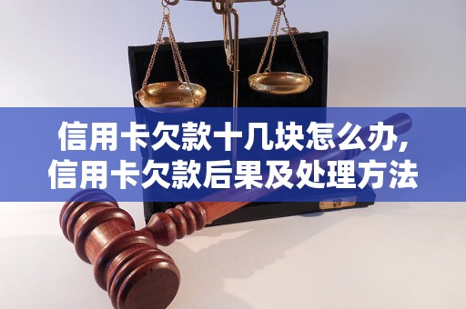 信用卡欠款十几块怎么办,信用卡欠款后果及处理方法