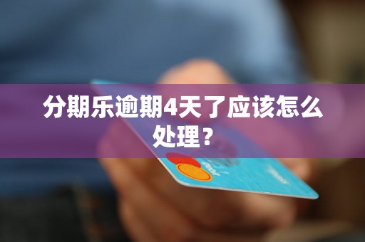 分期乐逾期4天了应该怎么处理？