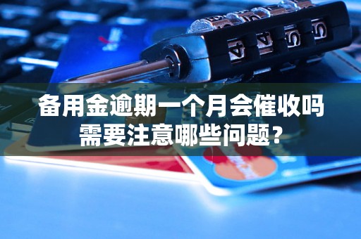 备用金逾期一个月会催收吗需要注意哪些问题？