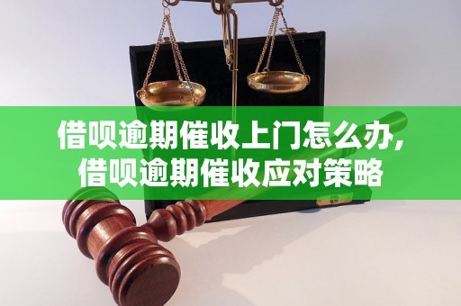 借呗逾期催收上门怎么办,借呗逾期催收应对策略