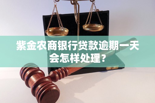 紫金农商银行贷款逾期一天会怎样处理？