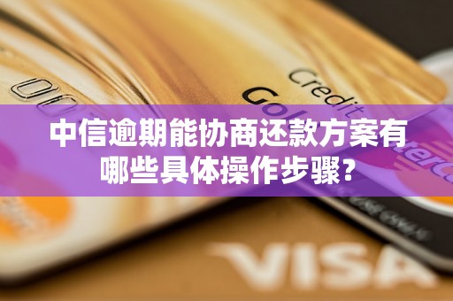 中信逾期能协商还款方案有哪些具体操作步骤？