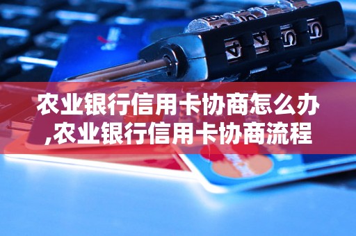 农业银行信用卡协商怎么办,农业银行信用卡协商流程详解