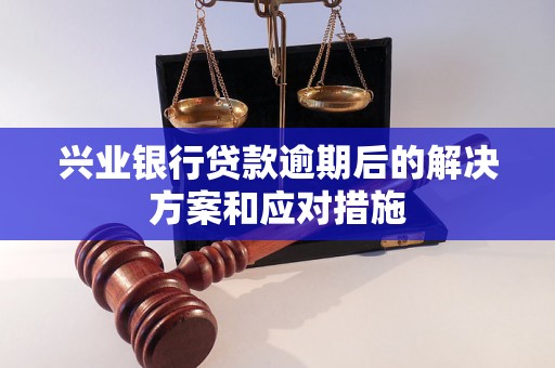 兴业银行贷款逾期后的解决方案和应对措施