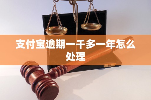 支付宝逾期一千多一年怎么处理