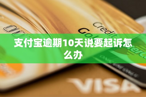 支付宝逾期10天说要起诉怎么办