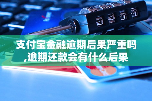 支付宝金融逾期后果严重吗,逾期还款会有什么后果