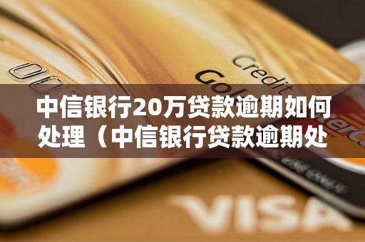 中信银行20万贷款逾期如何处理（中信银行贷款逾期处理流程详解）