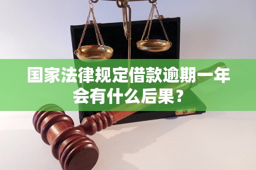 国家法律规定借款逾期一年会有什么后果？