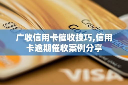 广收信用卡催收技巧,信用卡逾期催收案例分享