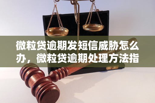 微粒贷逾期发短信威胁怎么办，微粒贷逾期处理方法指南