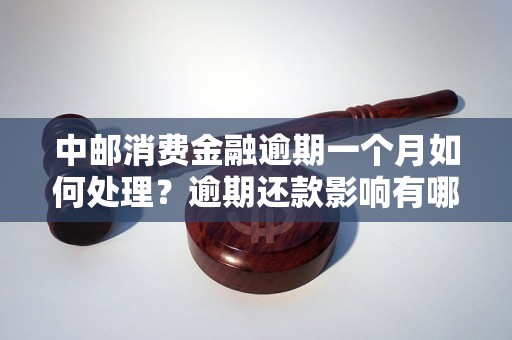 中邮消费金融逾期一个月如何处理？逾期还款影响有哪些？