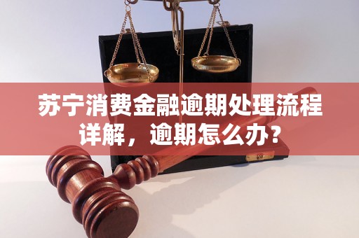 苏宁消费金融逾期处理流程详解，逾期怎么办？