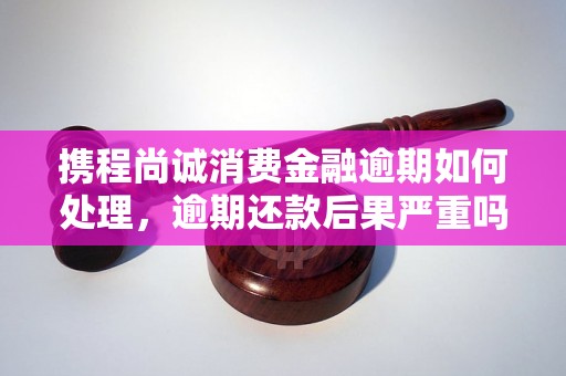 携程尚诚消费金融逾期如何处理，逾期还款后果严重吗