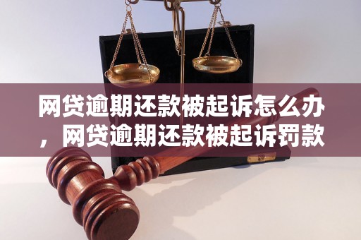 网贷逾期还款被起诉怎么办，网贷逾期还款被起诉罚款标准