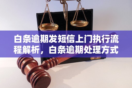 白条逾期发短信上门执行流程解析，白条逾期处理方式指南