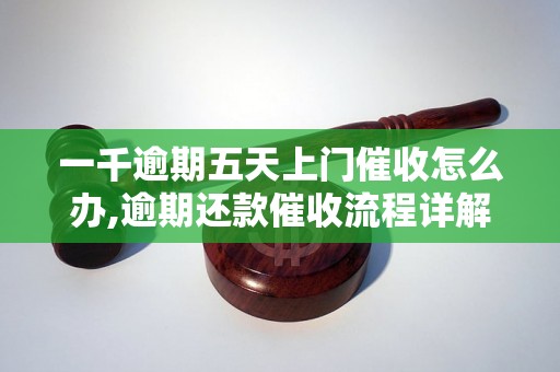 一千逾期五天上门催收怎么办,逾期还款催收流程详解