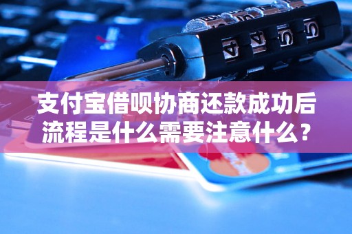 支付宝借呗协商还款成功后流程是什么需要注意什么？